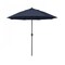 California Umbrella 9' Bronze Aluminum Market Patio Umbrella, Sunbrella Spectrum Indigo 194061336908 - alternate 1